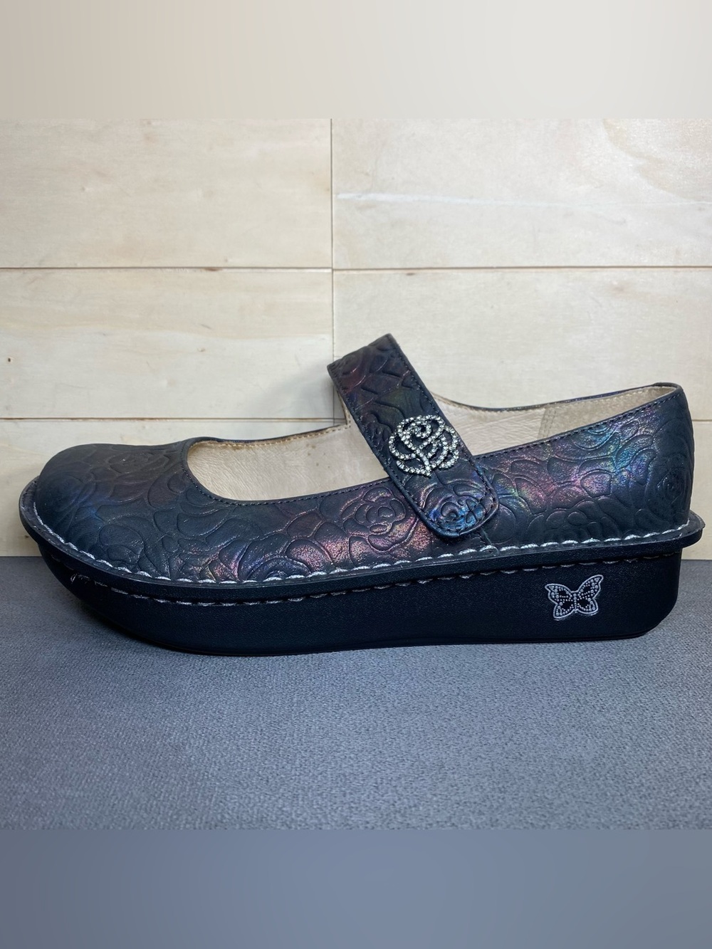 Alegria Paloma Mary Jane Multicolor Women's Size 10 Shoes EU40 Leather - Picture 4 of 11